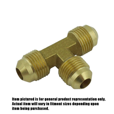 Tee - Heavy-Duty Brass - 1/4"Male Flare (MFL)-All