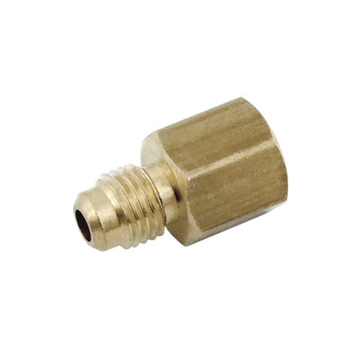 1/4" Male Flare (MFL) to 1/4" Female NPT Coupling - Brass