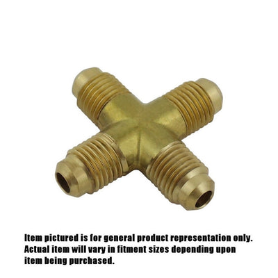 Cross - Heavy-Duty Brass - 1/4"Male Flare (MFL)-All