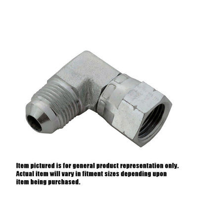 Swivel 90° Elbow - Heavy-Duty Brass - 3/8"Male Flare (MFL) X 3/8"Female Flare (FFL)-Swivel