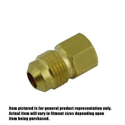 Reducer - Heavy-Duty Brass - 3/8"Male Flare (MFL) X 1/4"Female Flare (FFL)