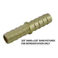 Splicer - Heavy-Duty Brass - 3/16"B X 3/16"B