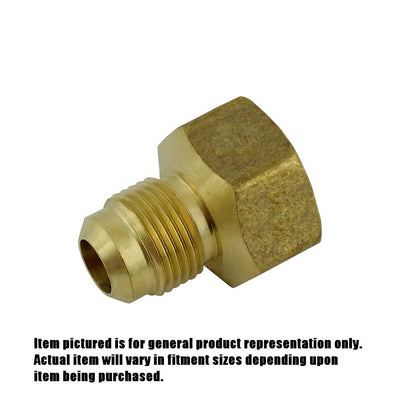 Hex Coupling - Heavy-Duty Brass - 1/2"Male Flare (MFL) X 3/4"Female Pipe Thread (FPT)