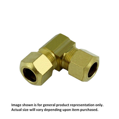 Compression 90° Elbow - Heavy-Duty Brass - 3/8" Compression X 3/8" Compression