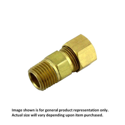 Compression Connector - Heavy-Duty Brass - 3/8" Compression X 1/4"Male Pipe Thread (MPT)