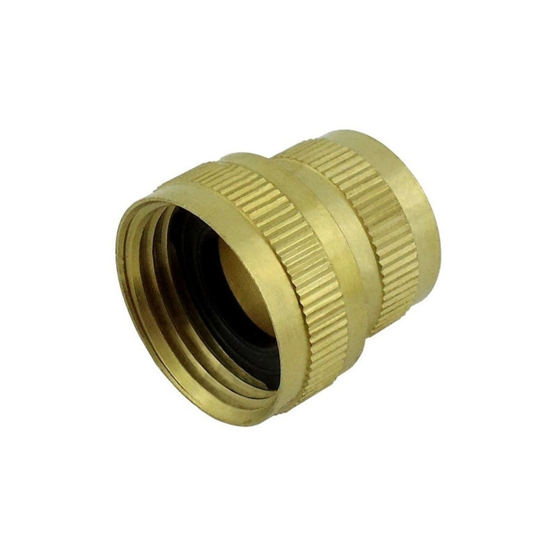 Swivel Adapter - Heavy-Duty Brass - 3/4"FGH X 1/2"Female Pipe Thread (FPT)
