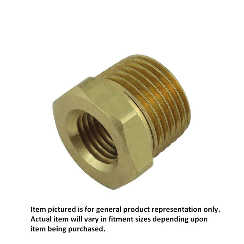 Bushing - Heavy-Duty Brass - 3/4"Male Pipe Thread (MPT) X 3/8"Female Pipe Thread (FPT)