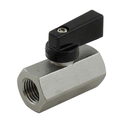 Ball Valve - Heavy-Duty Brass - 1/4"Female Pipe Thread (FPT) X 1/4"Female Pipe Thread (FPT)