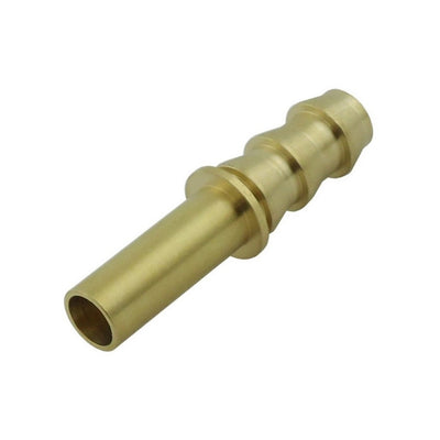 Compression Adapter - Heavy-Duty Brass - 1/4" Compression-Stem X 1/4" Hose Barb