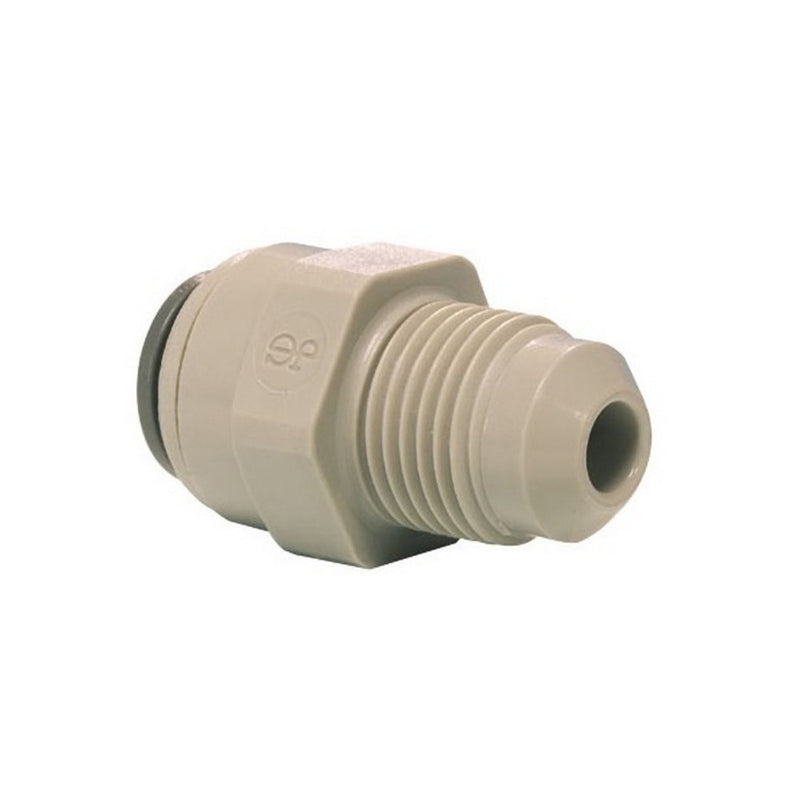 Push-In Adapter - 304 Stainless Steel - 1/4"Male Flare (MFL) X 3/8"OD