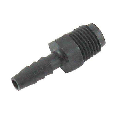 Hose Stem - Industrial Plastic - 1/4"Male Pipe Thread (MPT) X 3/8" Hose Barb
