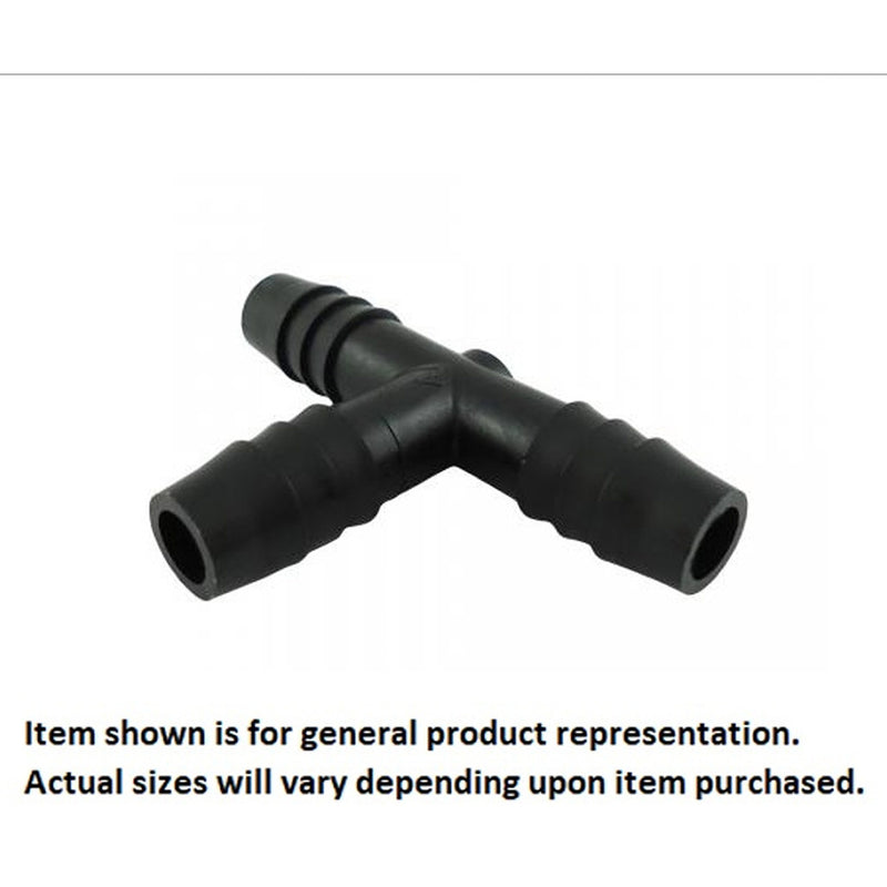 Tee - Industrial Plastic - 5/8" Hose Barb-All