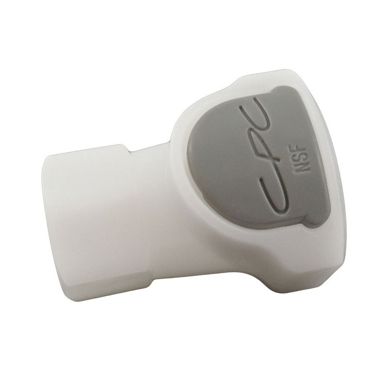 Female Quick Disc - Industrial Plastic - 1/4"Female Flare (FFL)-No Shutoff