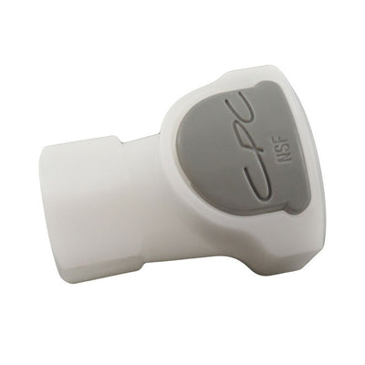 Female Quick Disc - Industrial Plastic - 1/4"Female Flare (FFL)-No Shutoff