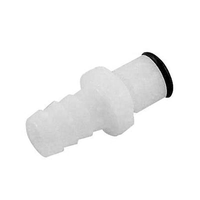 Male Quick Disc - Heavy-Duty Brass - 3/8" Hose Barb-W/Shutoff