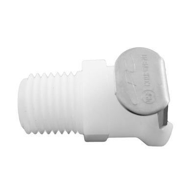 Female Quick Disc - Heavy-Duty Brass - 1/4"Male Pipe Thread (MPT)-No Shutoff