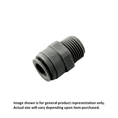 Push-In Adapter - Industrial Grade - 1/2"Male Pipe Thread (MPT) X 1/2"OD