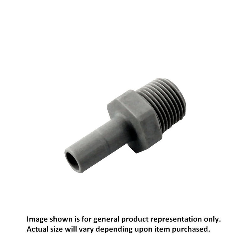 Push-In Adapter - Industrial Grade - 1/2"Male Pipe Thread (MPT) X 1/2"-Stem