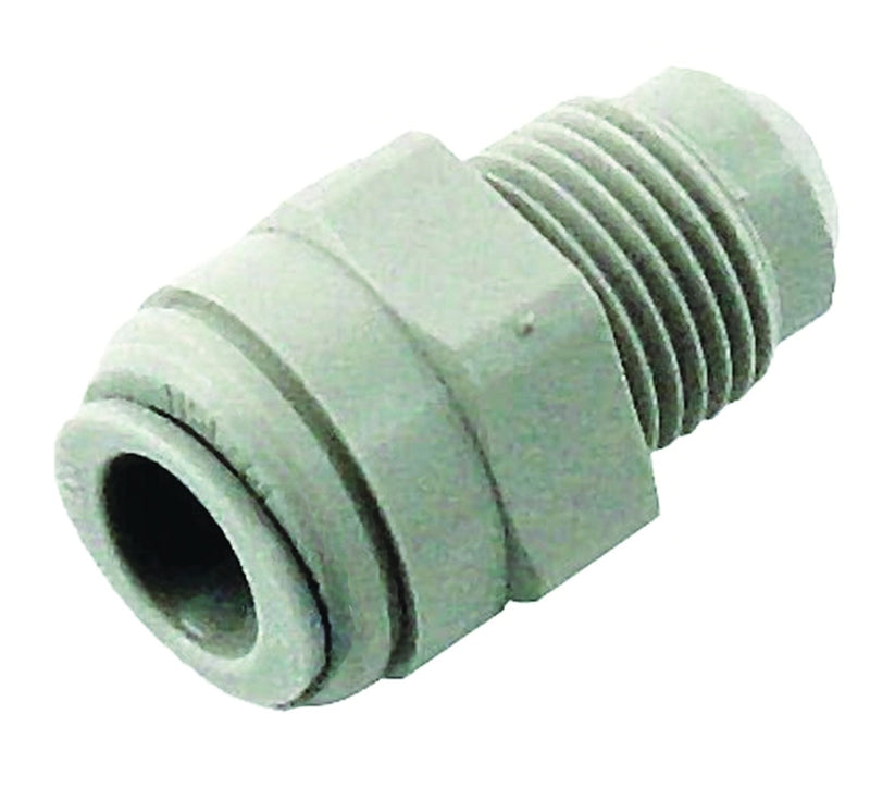 Push-In Adapter - Industrial Grade - 1/4"Male Flare (MFL) X 3/8"OD
