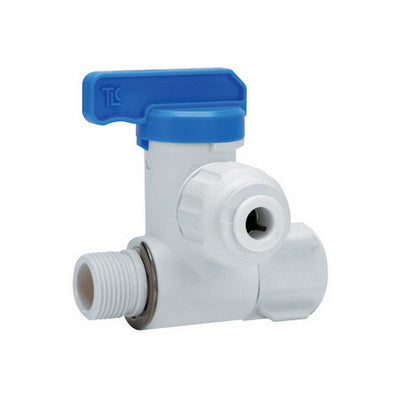 Stop Valve Adapter - Industrial Grade - 3/8-Comp X 1/4"OD