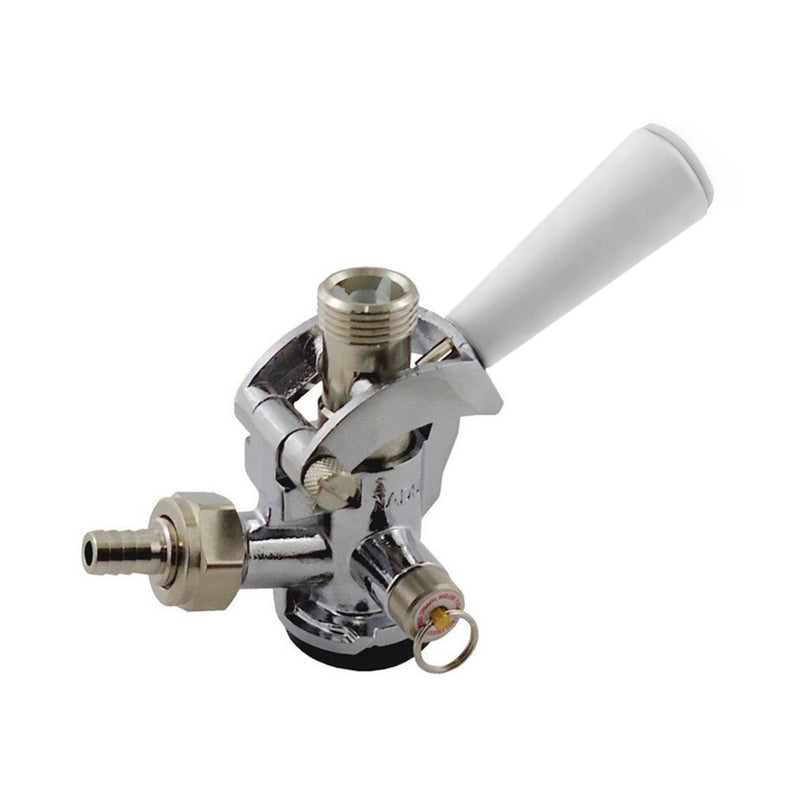 Taprite American Sanke 'D' System Keg Coupler - White Lever Handle