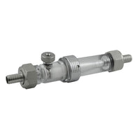 CMBecker In-Line Flow Control Valve - 3/8" Barb Stainless