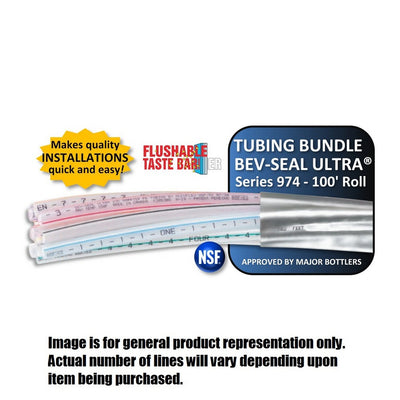 100' - Bev-Seal Ultra Bundle - 14-Line, 14 Ea 3/8" ID
