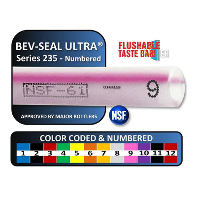 Bev-Seal Ultra® Series 235 Poly Tubing - 3/8" ID x 100 ft.