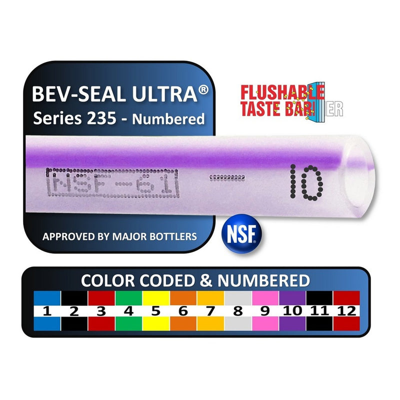 Bev-Seal Ultra® Series 235 Poly Tubing - 3/8" ID x 100 ft. Spool