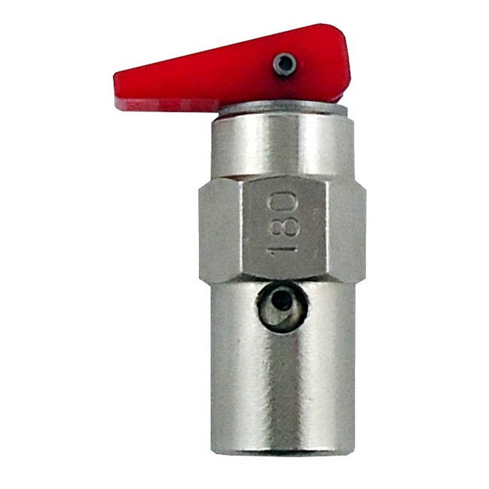 180 PSI Pressure Relief Valve (FPT) for McCann's Carbonator | Stainless Steel Safety Valve Replacement