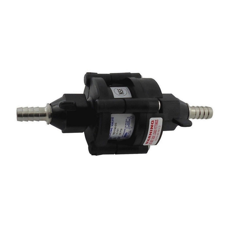 SHURflo 183-150-SS Water Pressure Reducer - 50 PSI Stainless Steel Valve with 3/8" Barbs