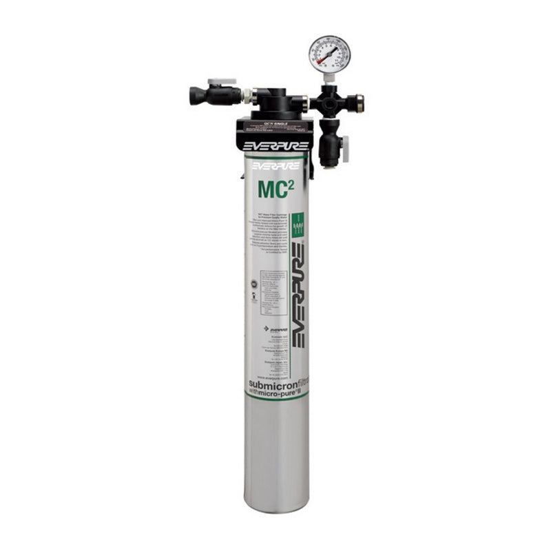 Everpure EV9275-01 QC7i Single-MC2 Filter System w/ Gauge
