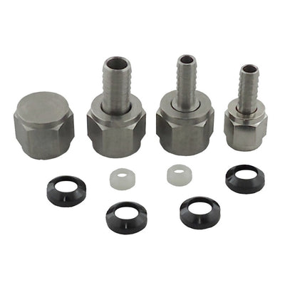 Complete Stainless Steel Fittings Kit for McCann's Big Mac Carbonator | CO2 and Water Line Installation Set