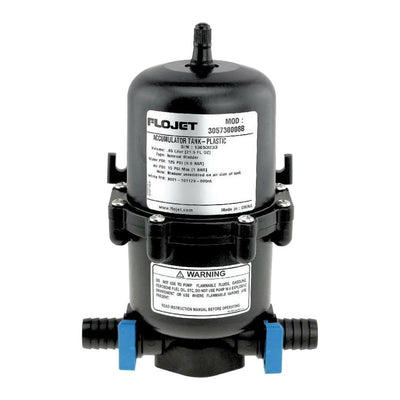 Flojet 21.5 oz Mini Accumulator Tank - 1/2" Hose Barbs
