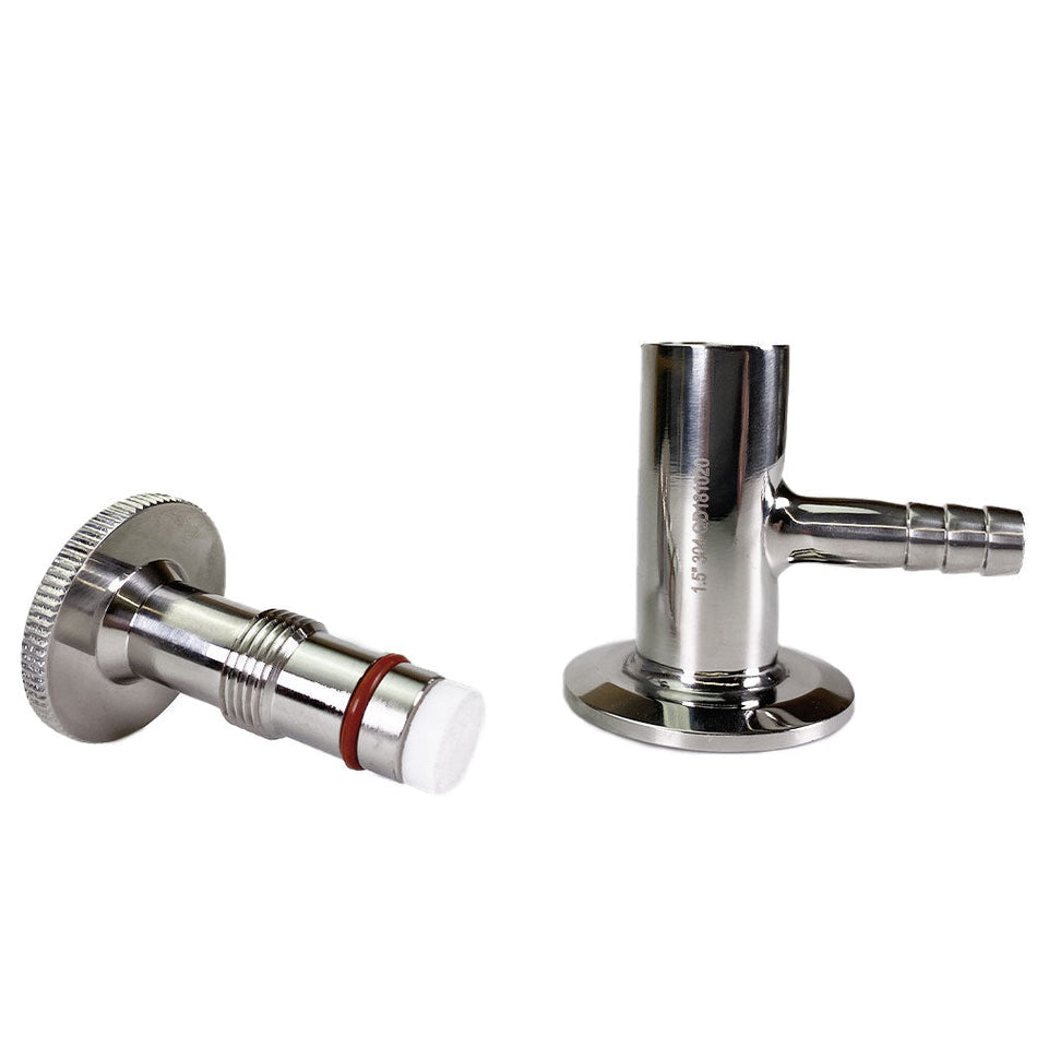 1.5 inch Tri-Clamp Stainless Knob Style Sample Valve
