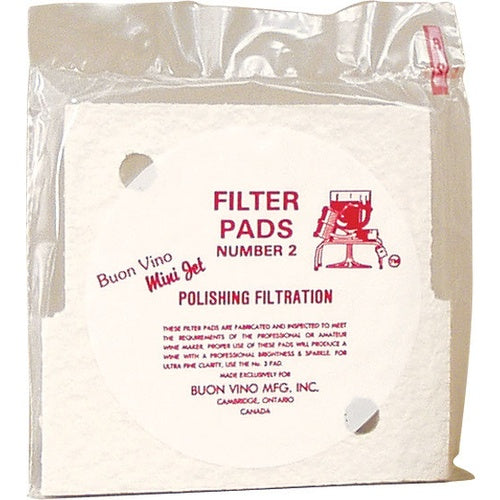 Buon Vino Mini Jet Filter (Fine Pads) - 3 Pack