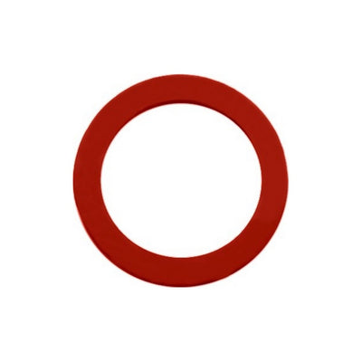 FDA Red Silicone Washer - 1.062" OD x .785" ID - 1/2" BSP Drain Seal