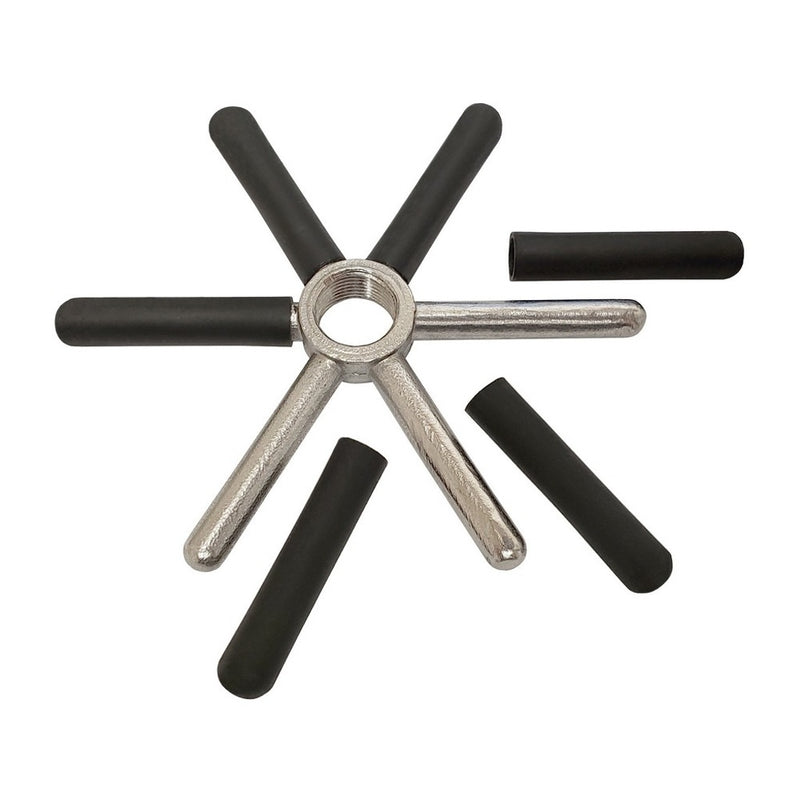 Krome Dispense Replacement 6-Leg Rinser Disk, 304 Stainless Steel, 4.5" Diameter, Fits 11K09-010, 11K09-102, 11K09-103