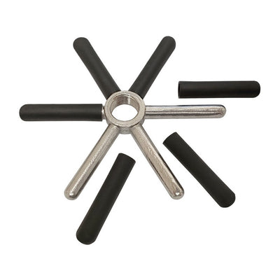 Krome Dispense Replacement 6-Leg Rinser Disk, 304 Stainless Steel, 4.5" Diameter, Fits 11K09-010, 11K09-102, 11K09-103