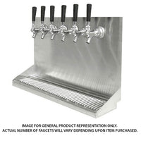6-faucet Under Bar Dispenser - Glycol-Cooled, Chrome Stainless Steel