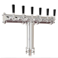 Terra inTin 6-faucet Tower - Glycol-Cooled, 304 Stainless Steel Construction