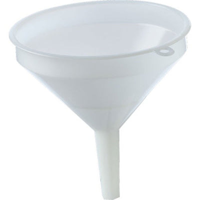 Food Grade White Plastic Funnel - 8" Large Diameter for Brewing & Kitchen Use