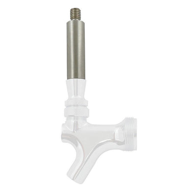 2-Inch Beer Faucet Handle Extension - Polished Chrome
