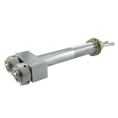 Dual Shank 1/4inBore X 6inL Chrome