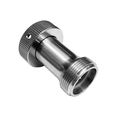 LUKR Faucet U.S. Standard Thread Shank Adapter | 1-1/8"-18 Stainless Steel