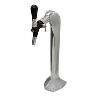 Ibis Single Faucet Soda Fountain Tower - Chrome | Adjustable Flow Control for Carbonated & Still Water