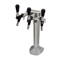 Ibis 3-Tap Chrome Soda Fountain Tower - For Water & Soda Dispensing