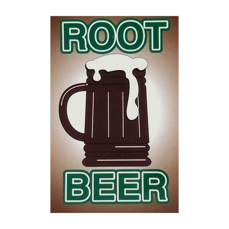 Root Beer Soda Valve Front Label - For Sf1/Uf1 Valves