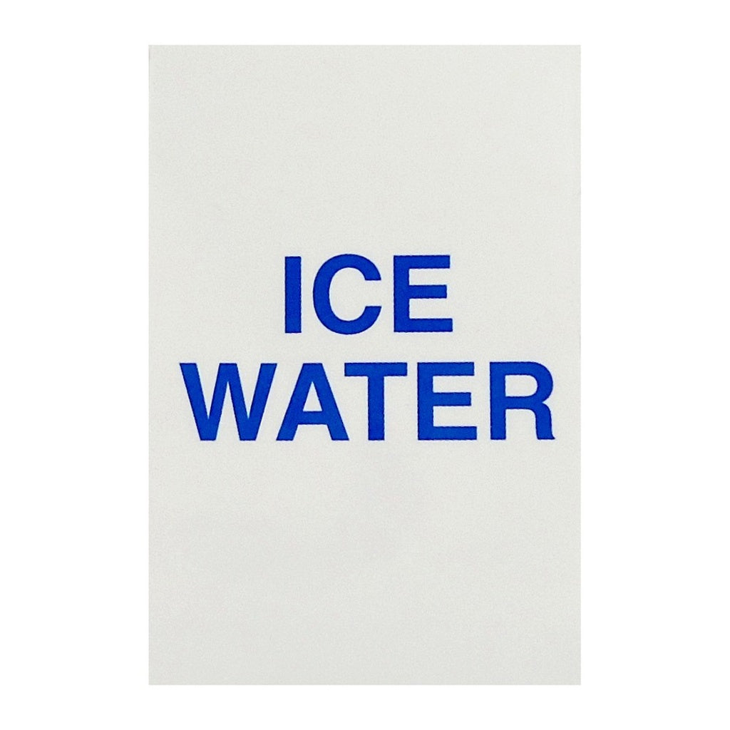 Valve Label-Front Ice Water Sf1/Uf1 – HowdyBrewer