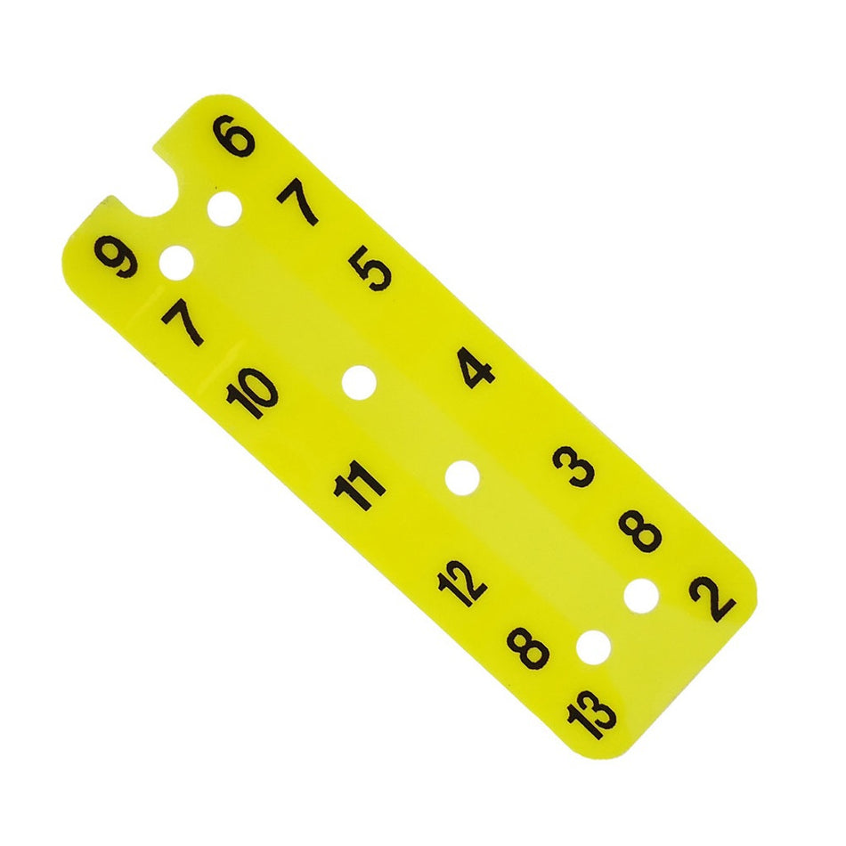 Wunder-Bar Locking Hat Plate – 12 Button Cap Retainer
